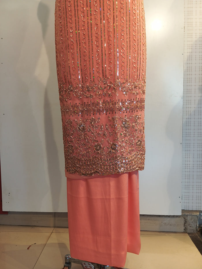 Peach Designer Suit