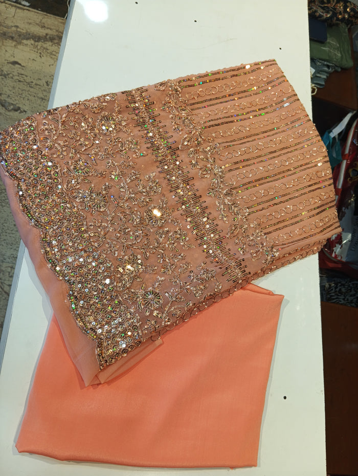 Peach Designer Suit