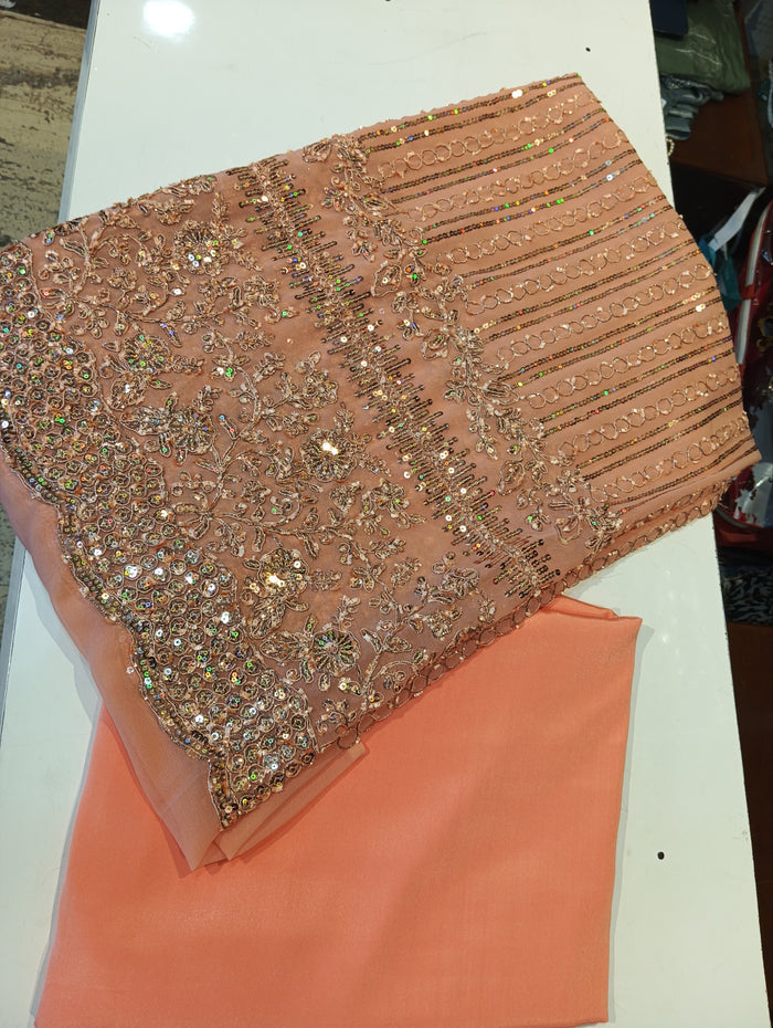 Peach Designer Suit