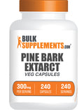 BulkSupplements.com Pine Bark Extract 240 capsules bottle image