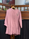 Pink Hand embroidered Co-ord Set