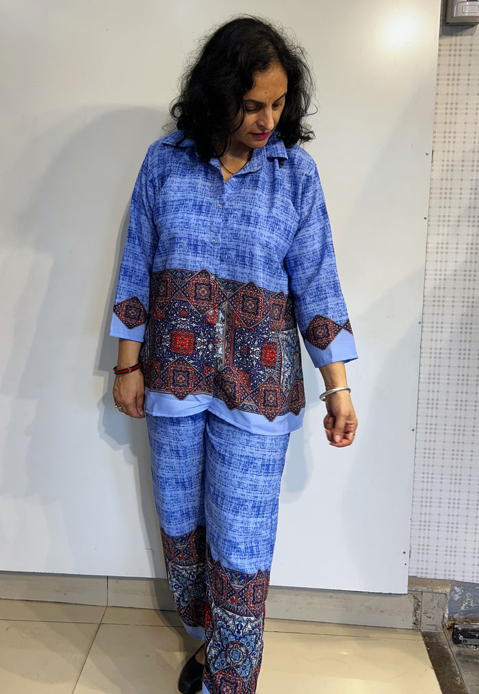 Polycotton Border Design Co-ord Set