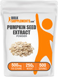 BulkSupplements.com Pumpkin Seed Extract Powder 250g bag image