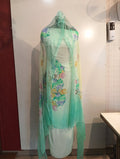PURE CREPE HAND PAINTED SUIT