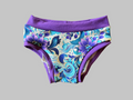 Purple Aqua Floral 4t kids Underwear