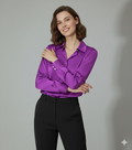 Purple Silk Shirt