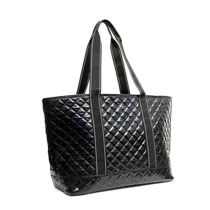 Quilted Woven Tote Large