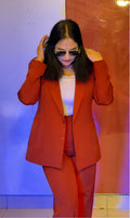 Red Blazer Suit