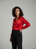 Red Silk Shirt