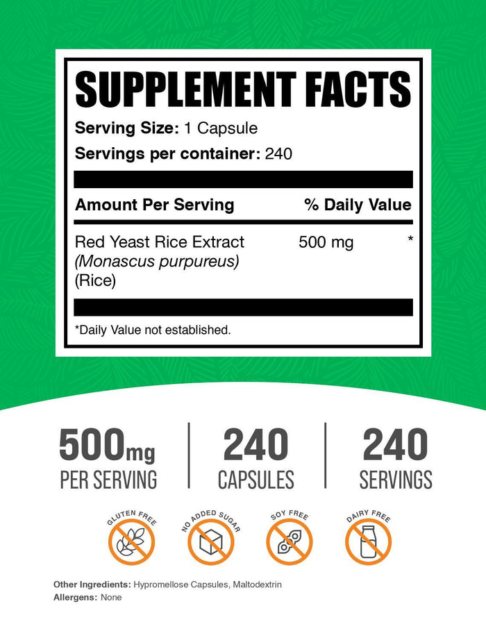 Red Yeast Rice Extract Capsules