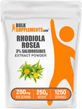 BulkSupplements.com Rhodiola Extract (3% Salidroside) Powder 250g bag image