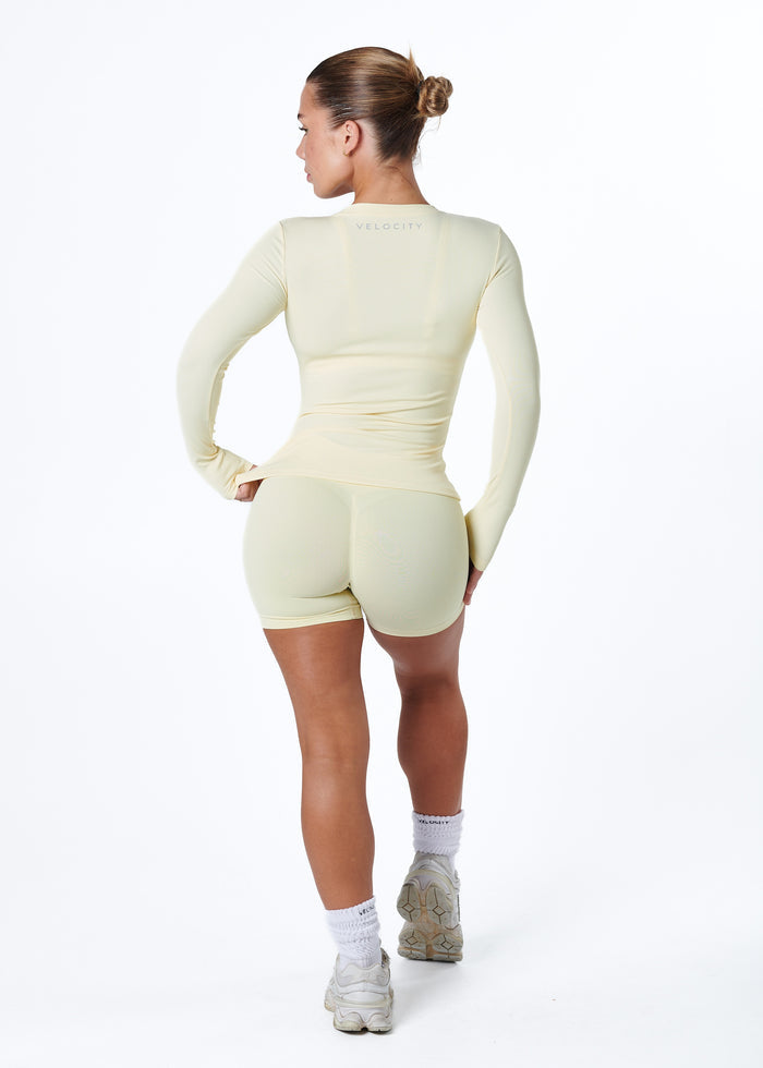 RIBBED LONG SLEEVE - GLAZE