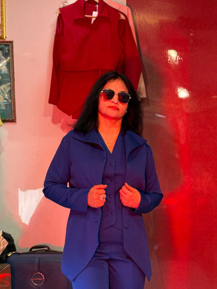 Royal Blazer Suit  set
