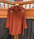 Rust Handwork Co-ord Set