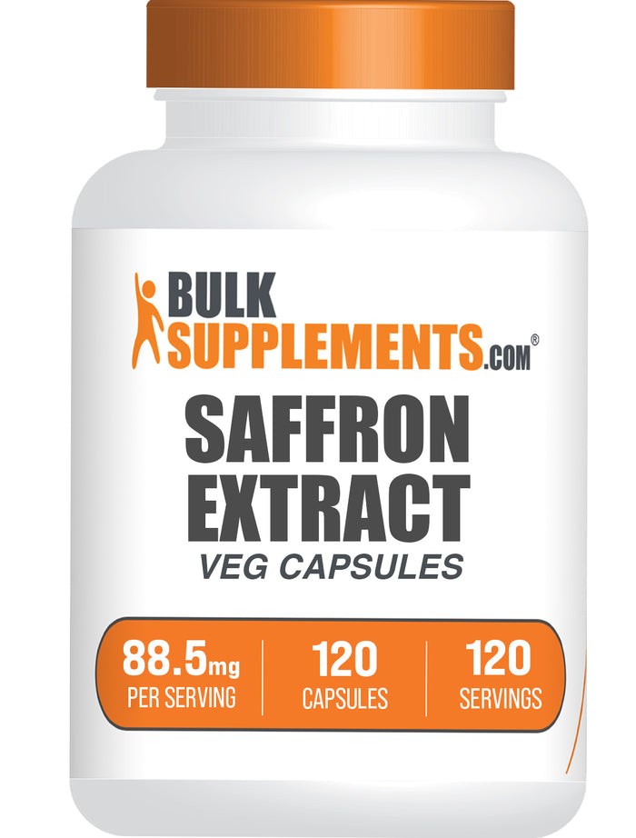 Saffron Extract 120 capsules bottle