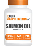 BulkSupplements.com Salmon oil 240 softgels bottle image
