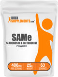 BulkSupplements.com SAMe (S-Adenosyl-L-Methionine Disulfate Tosylate) Powder 25g bag image