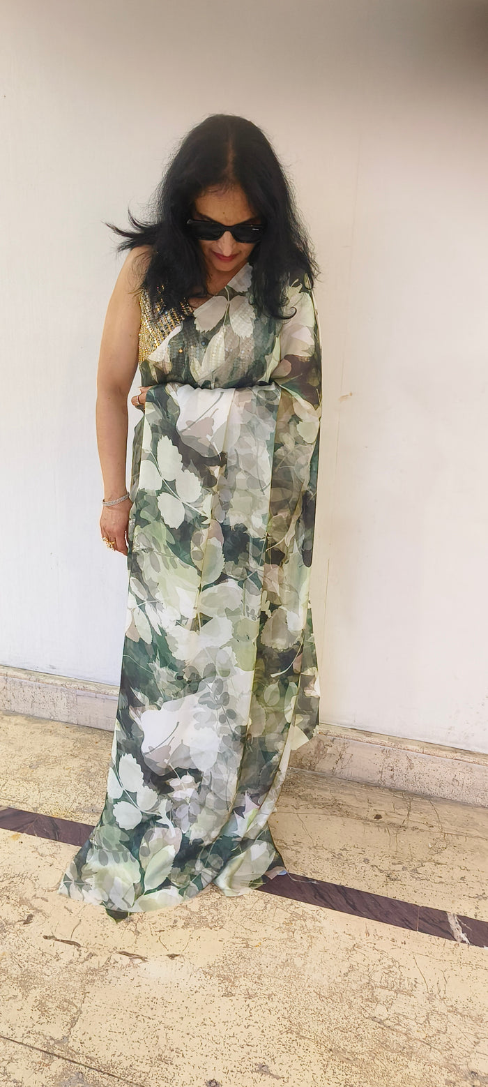 Satin Silk Saree