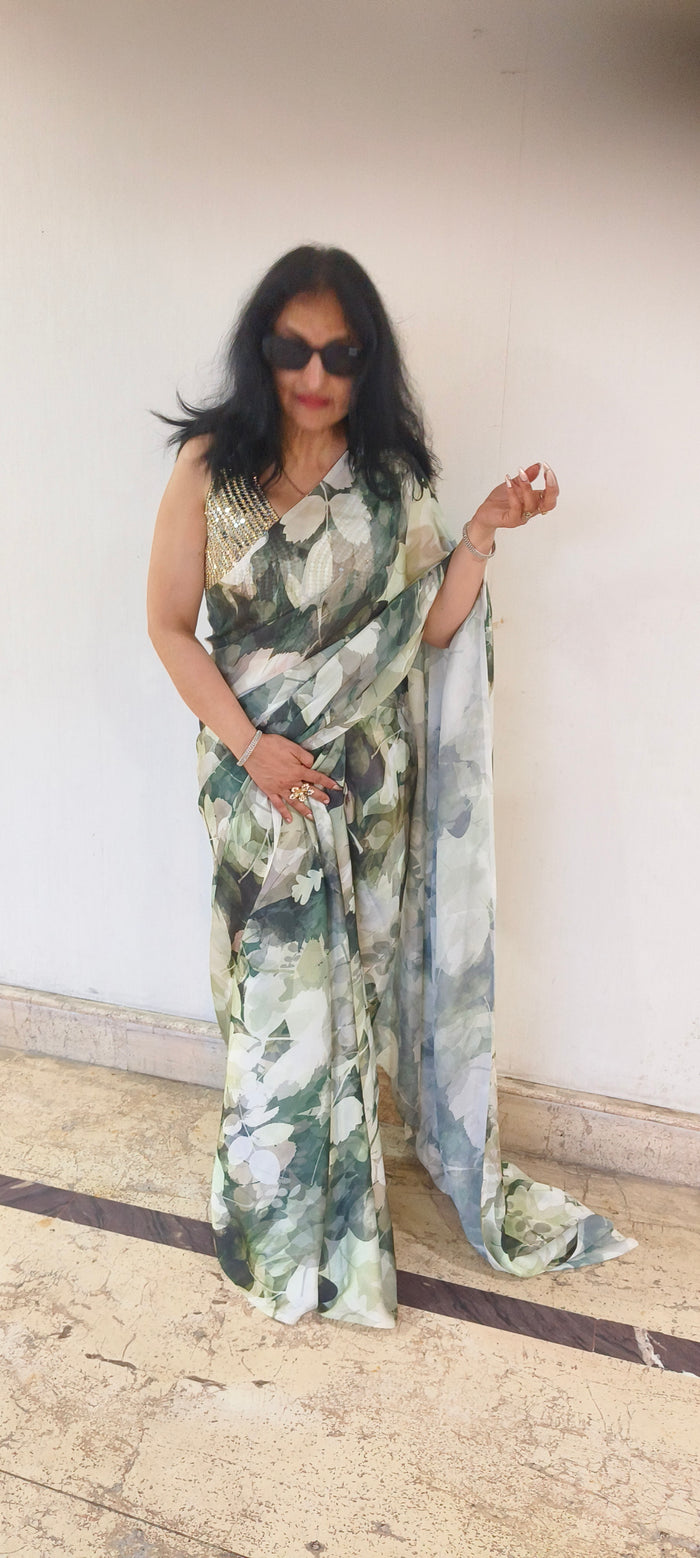 Satin Silk Saree