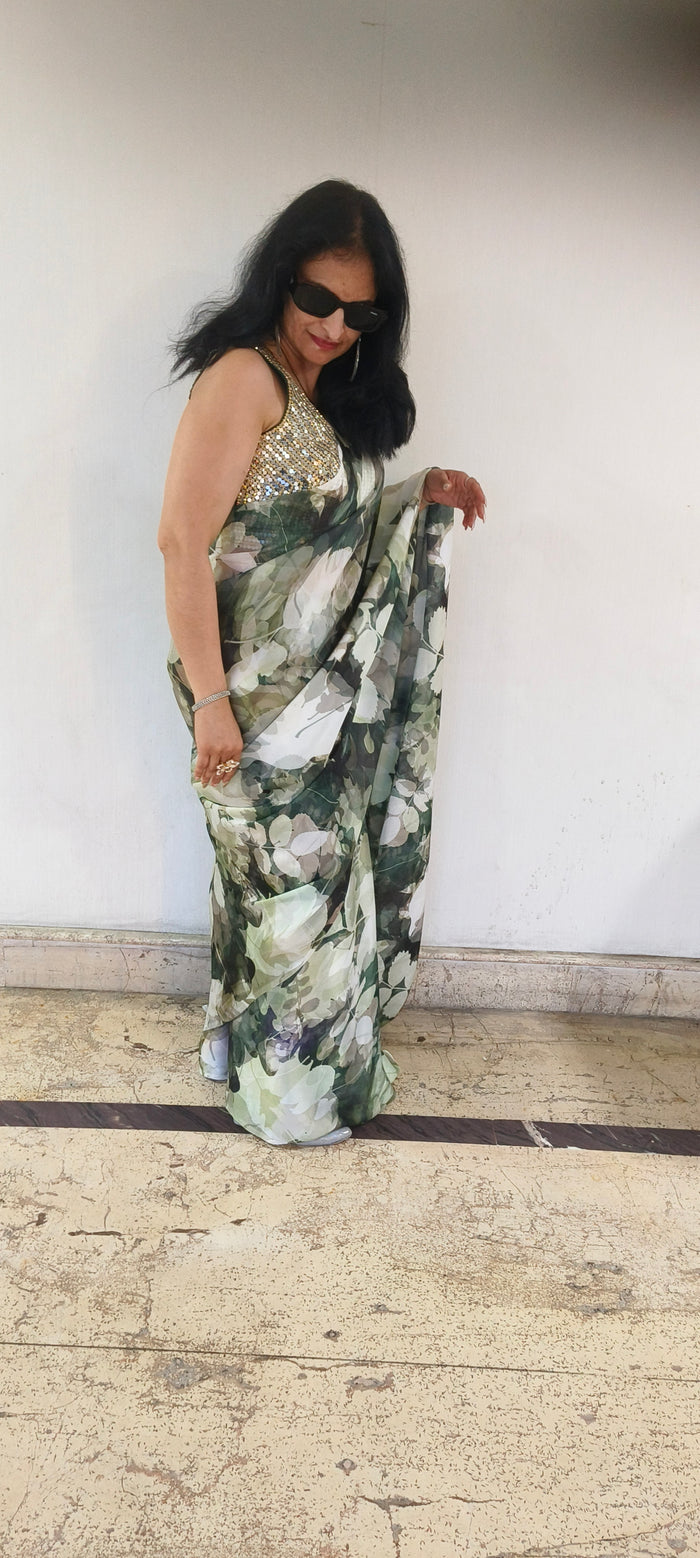 Satin Silk Saree