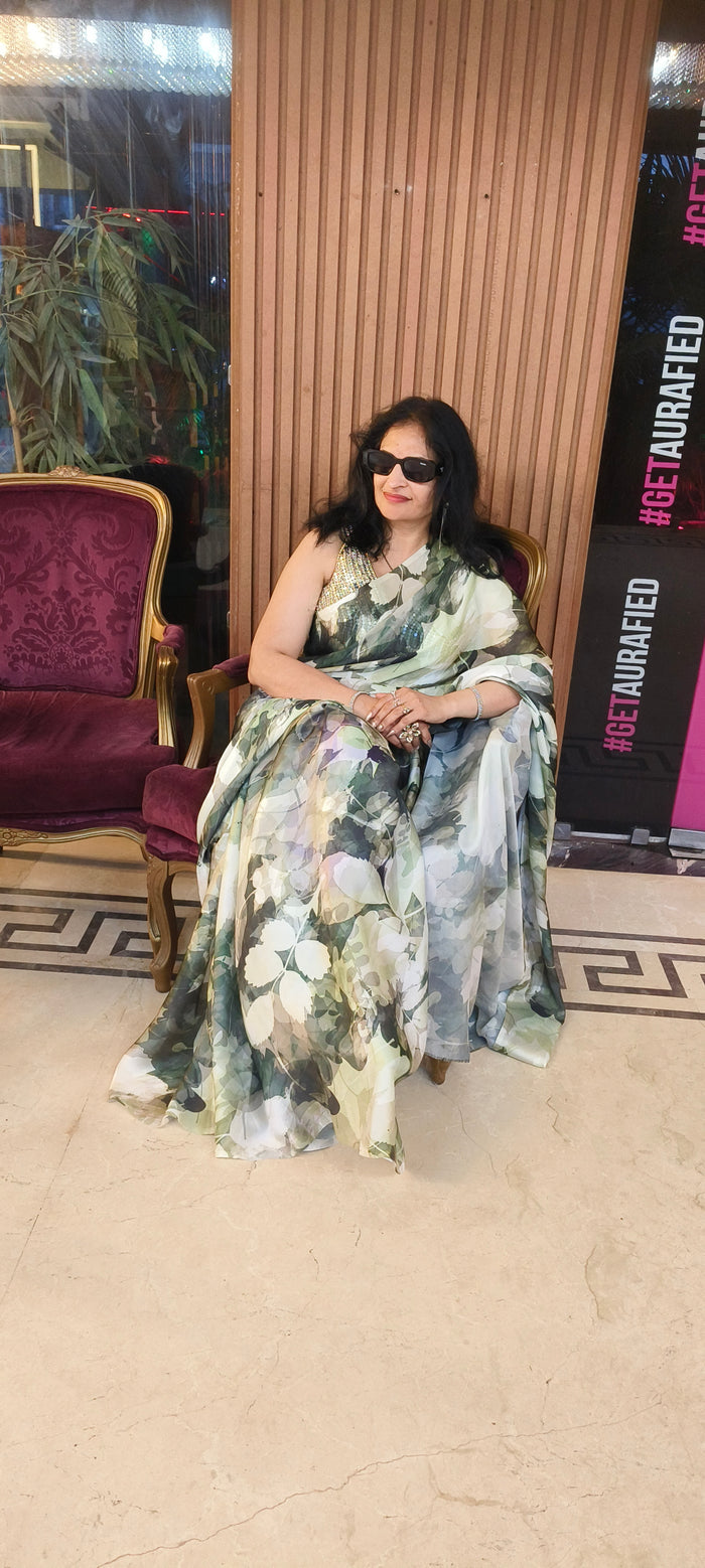 Satin Silk Saree