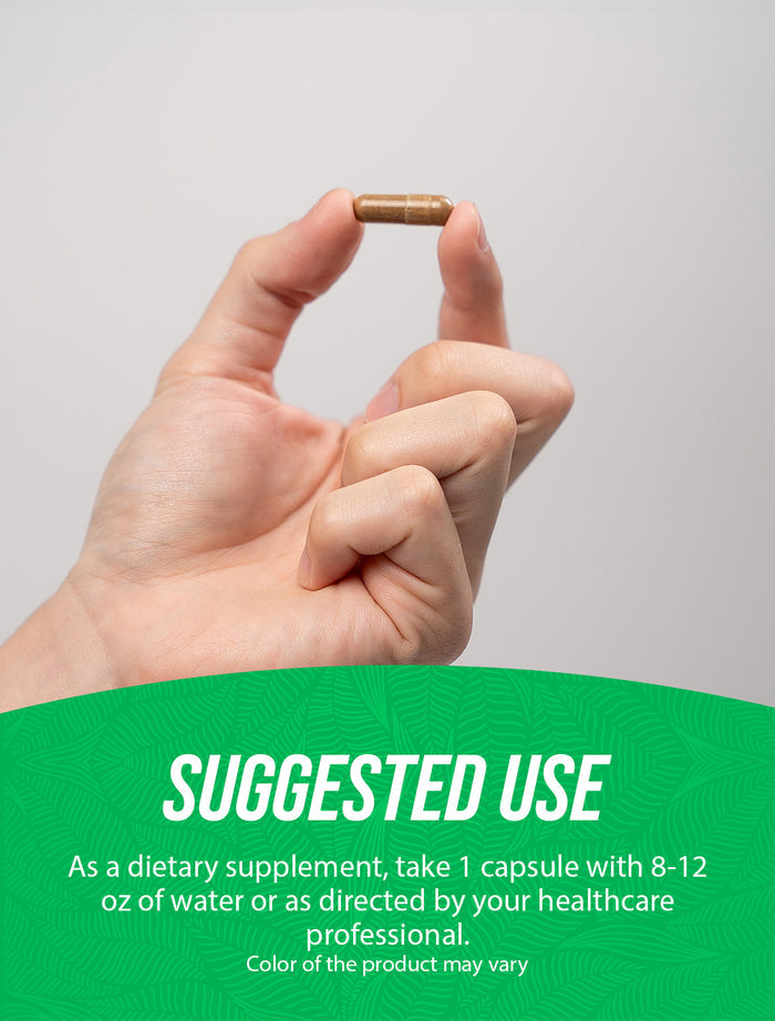 Siberian Ginseng Eleuthero Root Suggested Use Image