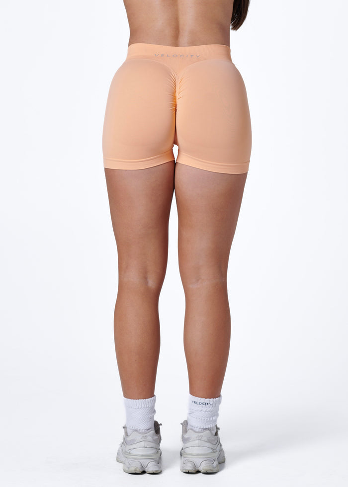 SIGNATURE SCRUNCH SHORTS MINI - MANGO