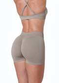 SIGNATURE SCRUNCH SHORTS MINI - OAT