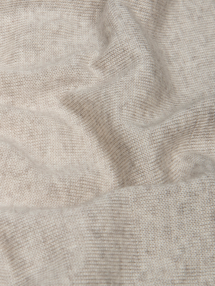 Silk Cashmere Askew Cardigan
