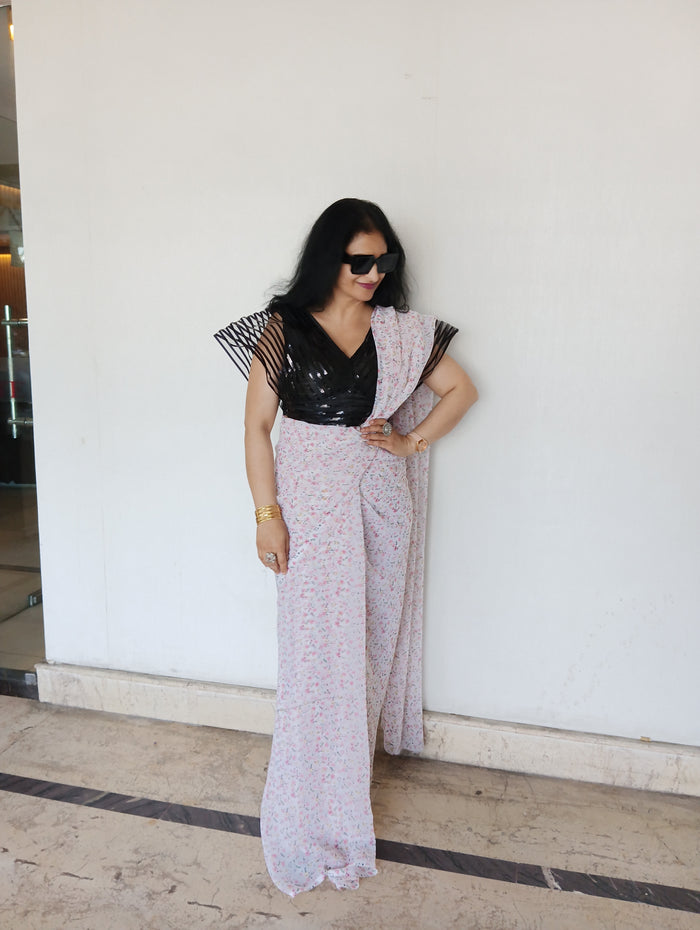 SILK GEORGETTE SAREE