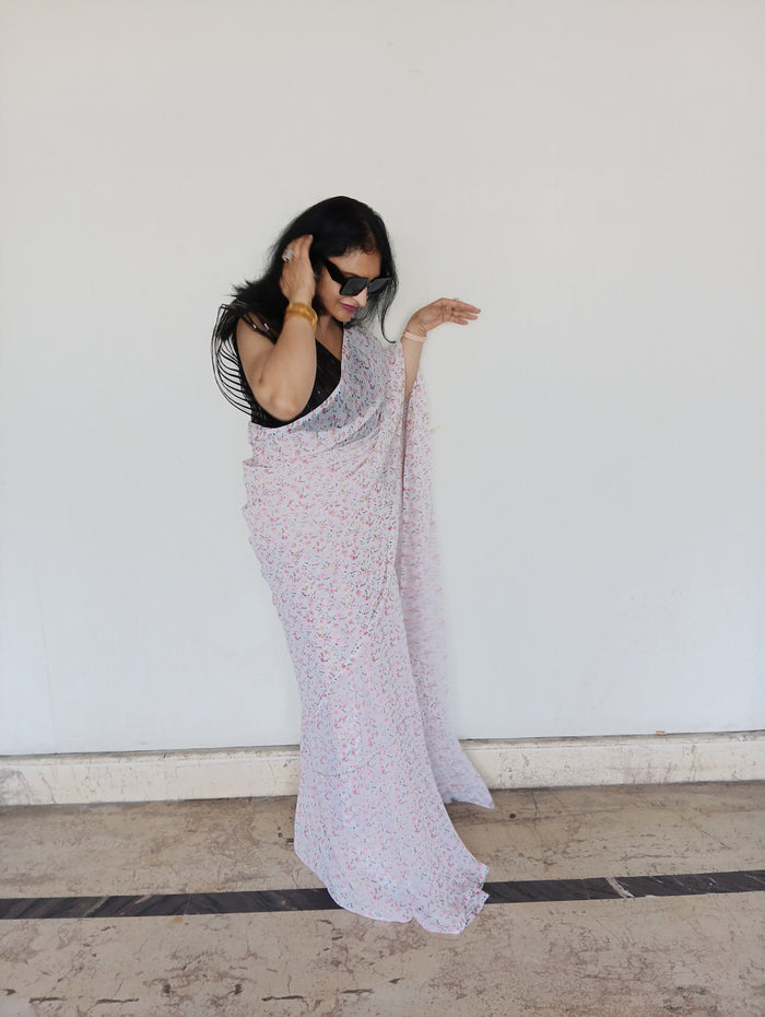 SILK GEORGETTE SAREE