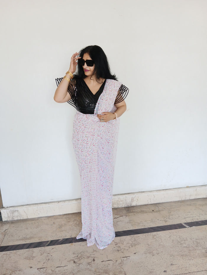 SILK GEORGETTE SAREE