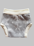 Snowflakes XL Fleece Diaper Cover