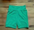 Solid Green 3-6yr Shortie shorts (longer length)