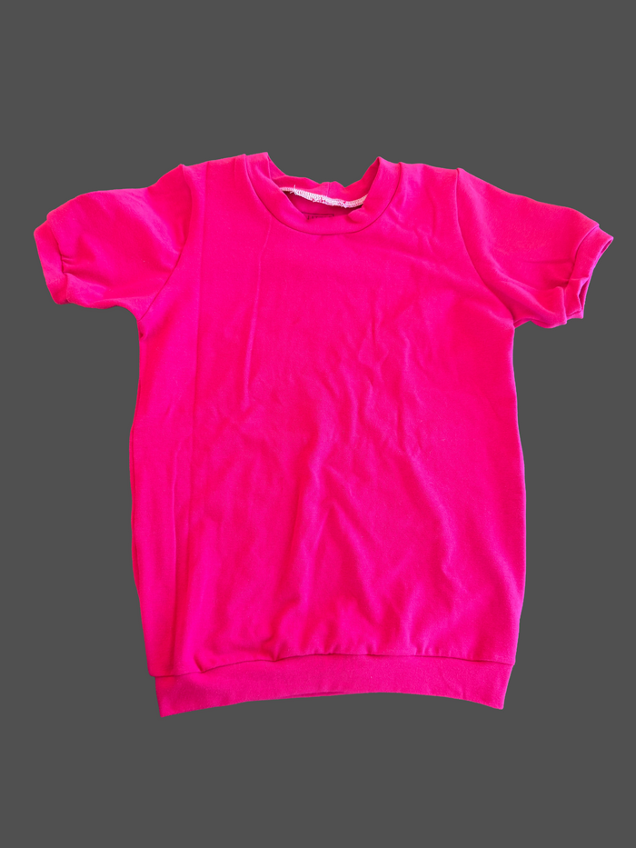 Solid hot pink T-Shirt 5/6