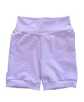 Solid Lilac Purple 3-6yr Shortie shorts (longer length)