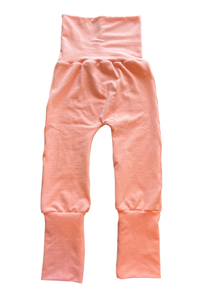 Solid Medium Pink 12m-3t Maxaloones grow with me pants