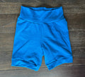 Solid Royal Blue  3-6yr Shortie shorts (longer length)