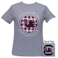 South Carolina Buffalo Plaid Sport Grey SS