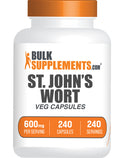 BulkSupplements.com St. John's Wort Extract 240 capsules bottle image