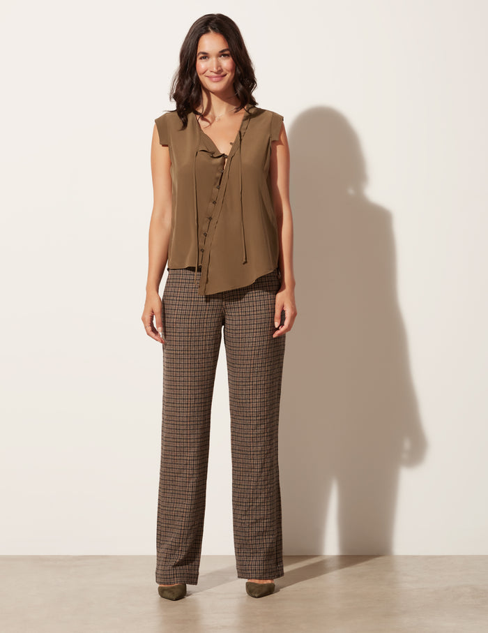 Straight Leg Drawstring Pant