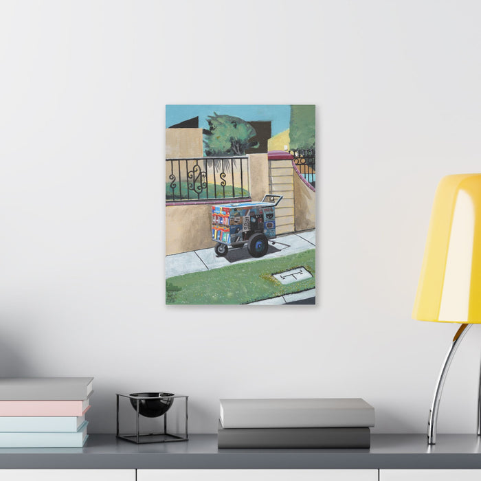 "SUMMER OF ICE" Artistic Stretched Canvas Print