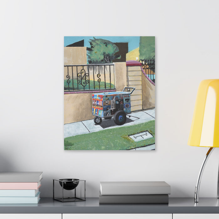 "SUMMER OF ICE" Artistic Stretched Canvas Print