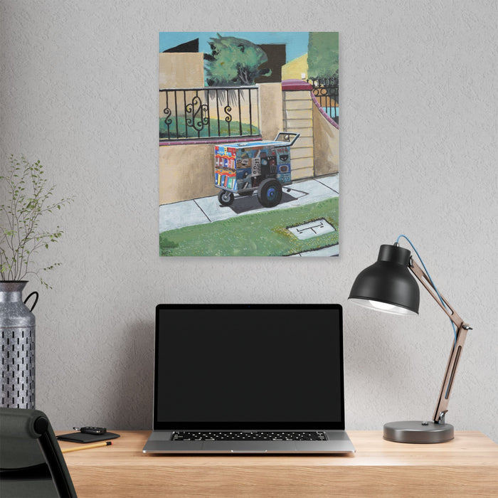 "SUMMER OF ICE" Artistic Stretched Canvas Print
