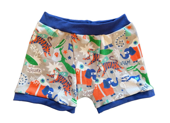Super Hero Animals 9Y kids Boxers Underwear