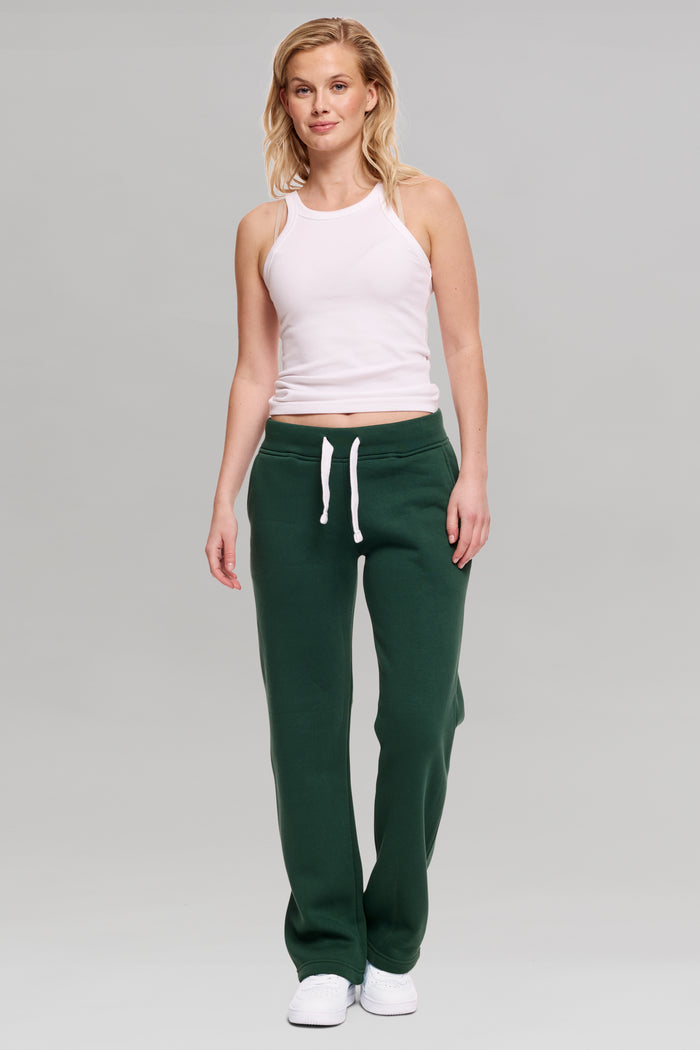 Sweatpant Girl Straight Leg Varsity Green