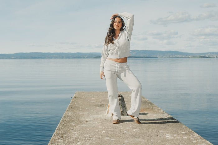 Sweatpant Girl Terry Light Grey