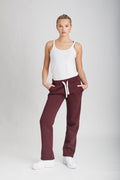 Sweatpants Girl Straight Leg Bordeaux Burgunder