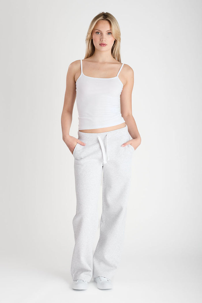 Sweatpants Girl Straight Wide Light Grey