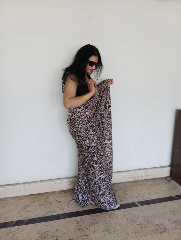 TABBY SILK DIGITAL SAREE